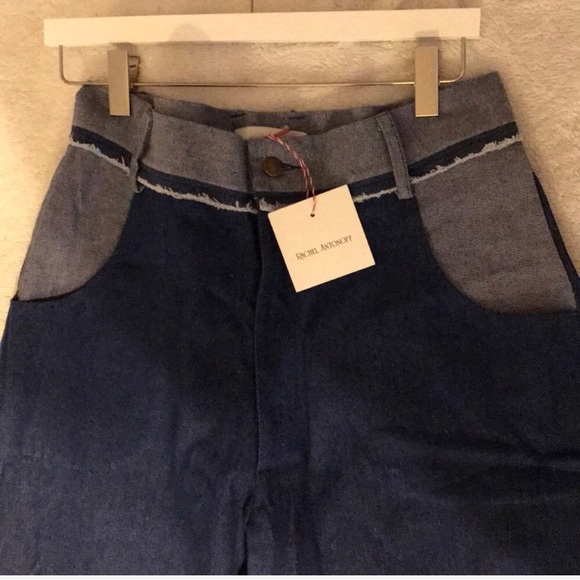 🎉HP Rachel Antonoff Denim Gauchos! 👖👖🙌🏾 - Picture 3 of 4
